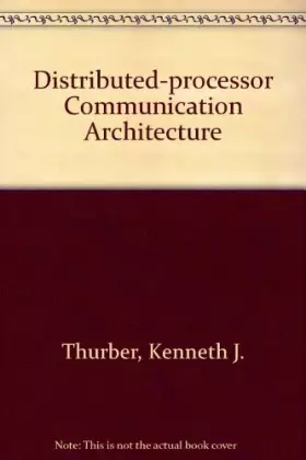 Couverture du produit · Distributed-processor Communication Architecture