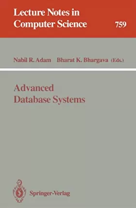 Couverture du produit · Advanced Database Systems
