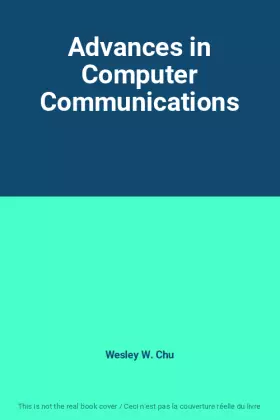 Couverture du produit · Advances in Computer Communications