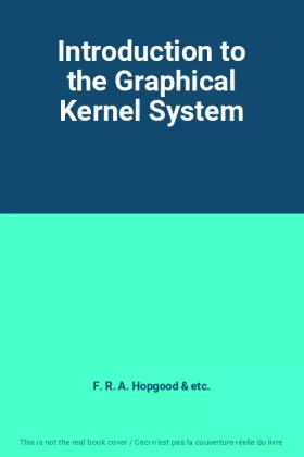 Couverture du produit · Introduction to the Graphical Kernel System