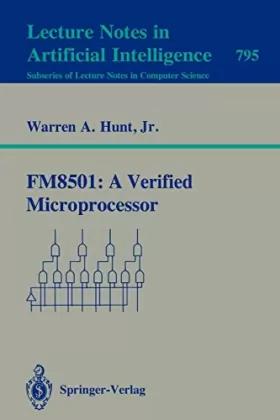 Couverture du produit · Fm8501: A Verified Microprocessor