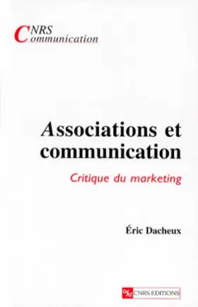 Couverture du produit · Associations et communication : Critique de marketing