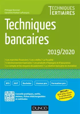 Couverture du produit · Techniques bancaires 2019-2020