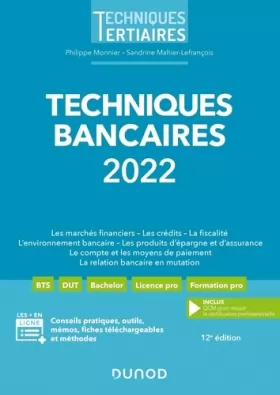 Couverture du produit · Techniques bancaires 2022 (2022)