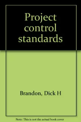 Couverture du produit · Project control standards