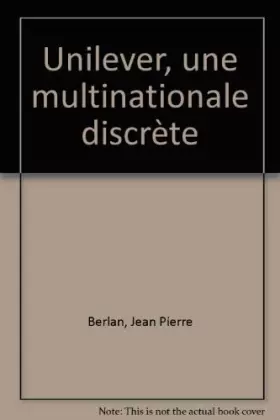 Couverture du produit · Unilever, une multinationale discrète (Attention)