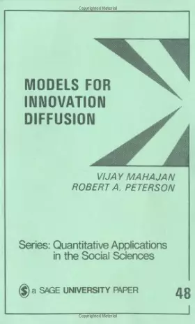 Couverture du produit · MAHAJAN: MODELS FOR INNOVATION DIFFUSION (P) (PAPER)