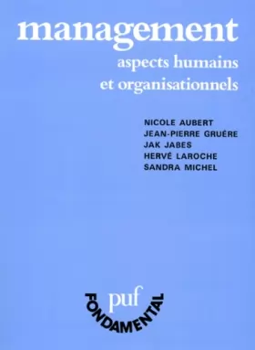 Couverture du produit · Management : Aspects humains et organisationnels
