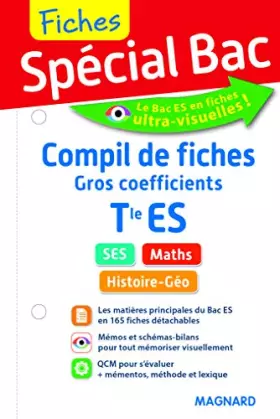 Couverture du produit · Spécial Bac Compil de Fiches gros coefficients Tle ES