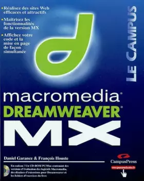 Couverture du produit · Dreamweaver MX - 1 CD-ROM