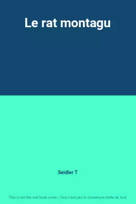 Couverture du produit · Le rat montagu