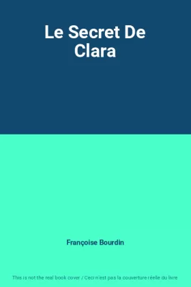 Couverture du produit · Le Secret De Clara