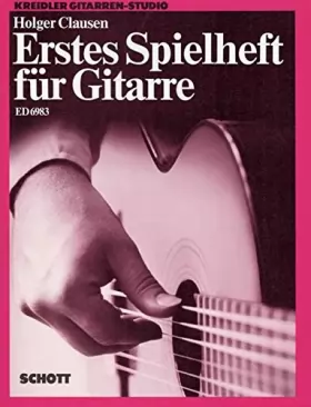 Couverture du produit · First Exercise game: Spiel auf leeren Saiten - Spiel mit fünf Tönen - Gitarre solo. guitar.