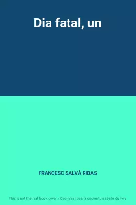 Couverture du produit · Dia fatal, un