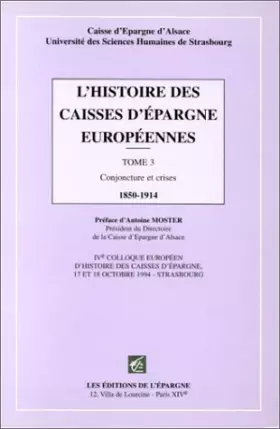 Couverture du produit · L'histoire des caisses d'épargne européennes: Tome 3