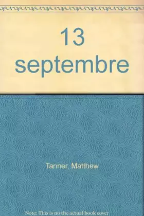 Couverture du produit · C'était ce jour-là : 13 septembre