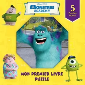 Couverture du produit · Monstres Academy, mon premier livre puzzle