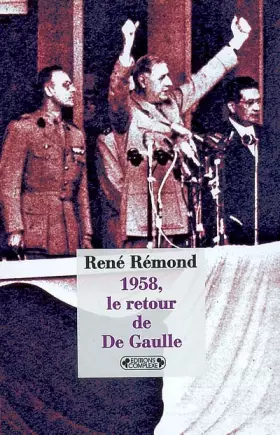 Couverture du produit · 1958, le retour de De Gaulle