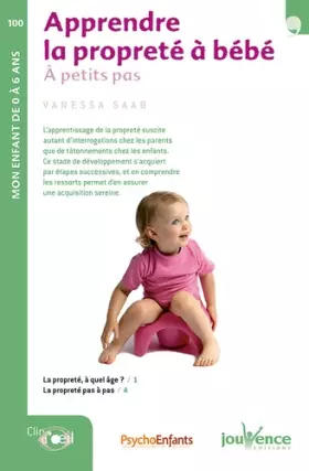 Couverture du produit · n°100 apprendre la propreté à bébé