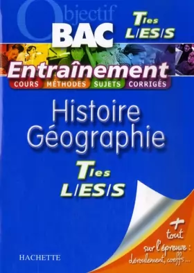 Couverture du produit · Histoire Géographie Tes L, ES, S