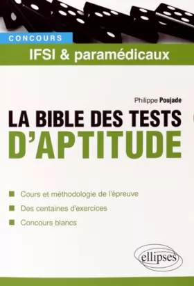 Couverture du produit · La Bible des Tests d'Aptitude Concours IFSI & Paramédicaux