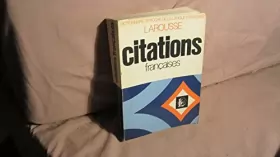 Couverture du produit · Dictionnaire des citations françaises (Dictionnaire de poche de la langue française)