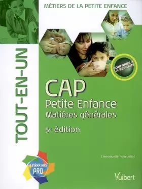 Couverture du produit · CAP petite enfance tout-en-un: Matières générales