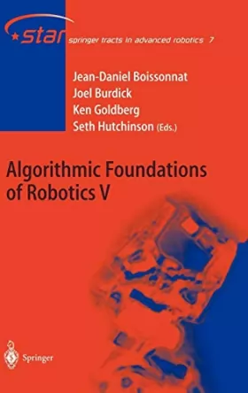 Couverture du produit · Algorithmic Foundations of Robotics V