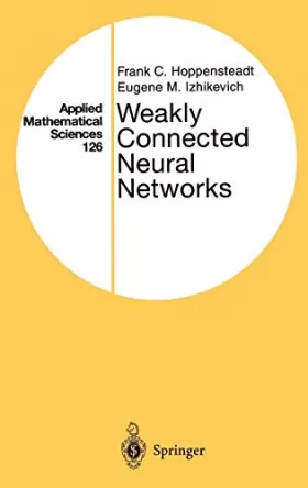 Couverture du produit · Weakly Connected Neural Networks