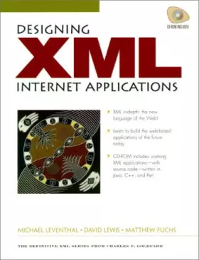 Couverture du produit · Designing XML Internet Applications