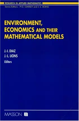 Couverture du produit · Environment, economics and their mathematical models