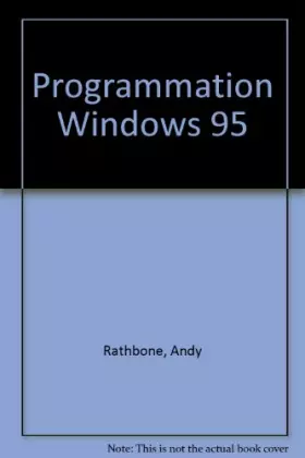 Couverture du produit · Programmation Windows 95 pour les nuls