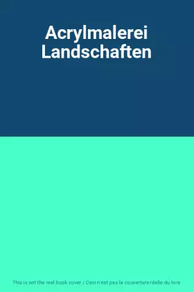 Couverture du produit · Acrylmalerei Landschaften