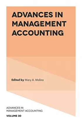 Couverture du produit · Advances in Management Accounting