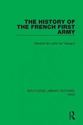 Couverture du produit · The History of the French First Army