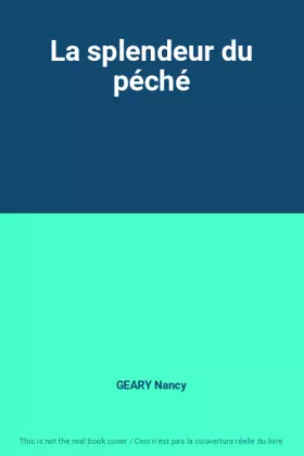 Couverture du produit · La splendeur du péché