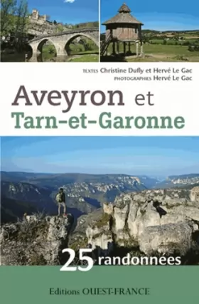 Couverture du produit · Aveyron et Tarn-et-Garonne : 25 randonnées