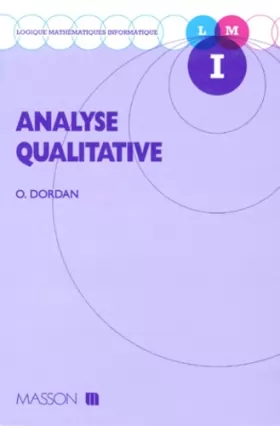 Couverture du produit · Analyse qualitative
