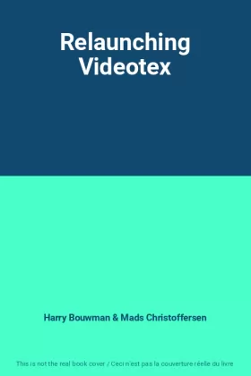 Couverture du produit · Relaunching Videotex