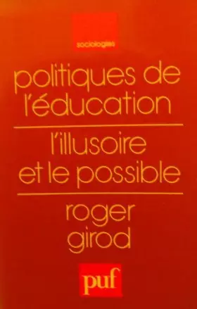 Couverture du produit · Politiques de l'éducation