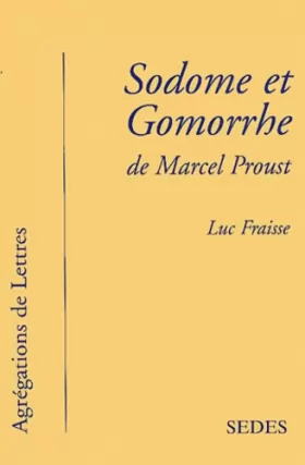 Couverture du produit · "Sodome et Gomorrhe" de Marcel Proust