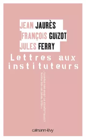 Couverture du produit · Lettres aux instituteurs