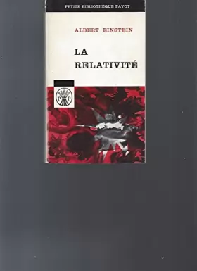 Couverture du produit · La relativite.