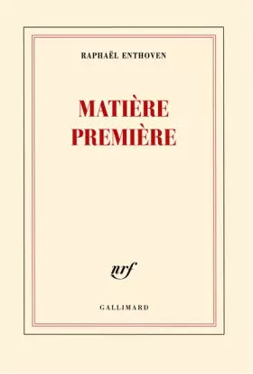 Couverture du produit · Matière première