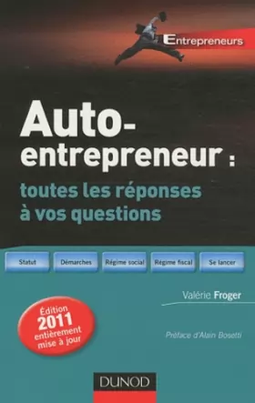 Couverture du produit · Auto-entrepreneur : toutes les réponses à vos questions - 2e édition