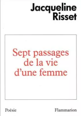 Couverture du produit · Sept passages de la vie d'une femme
