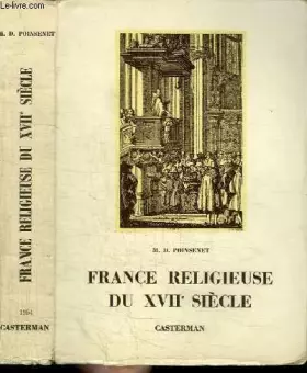 Couverture du produit · FRANCE RELIGIEUSE DU XVIIE SIECLE