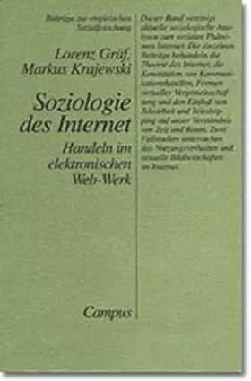 Couverture du produit · Soziologie des Internet.