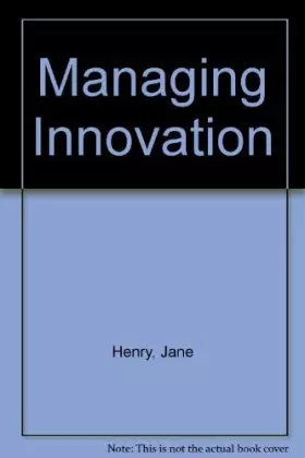 Couverture du produit · Managing Innovation