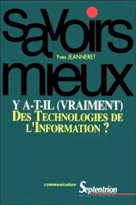 Couverture du produit · Y a-t-il vraiment des technologies de l'information